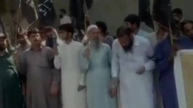 पीओके में विरोध प्रदर्शन (फोटो- ANI)