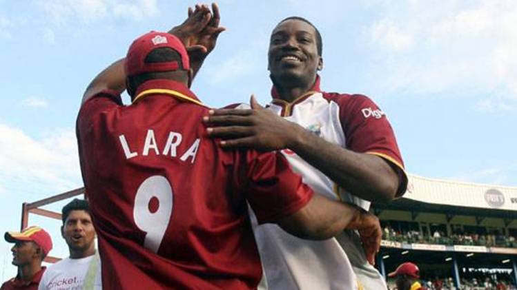 chris gayle and brian lara