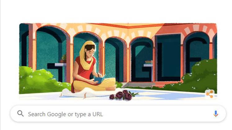 अमृता प्रीतम का गूगल डूडल