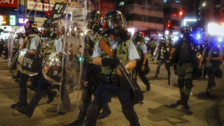 हांगकांग बॉर्डर के पास चीन किया सैन्य परेड (तस्वीर- AP)