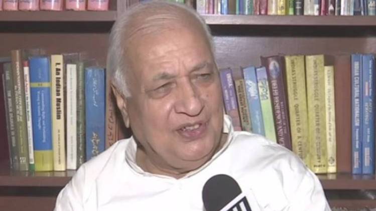 पूर्व केंद्रीय मंत्री आरिफ मोहम्मद खान (Courtesy- ANI)