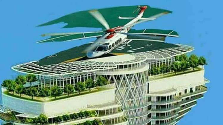 दावा है कि ये इमारत बॉलीवुड के मशहूर एक्टर शाहरुख खान का घर है (Source: Facebook)