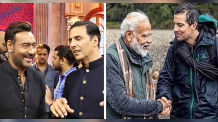 अजय देवगन, अक्षय कुमार नरेंद्र मोदी संग बेयर ग्रिल्स के शो को लेकर उत्सुक