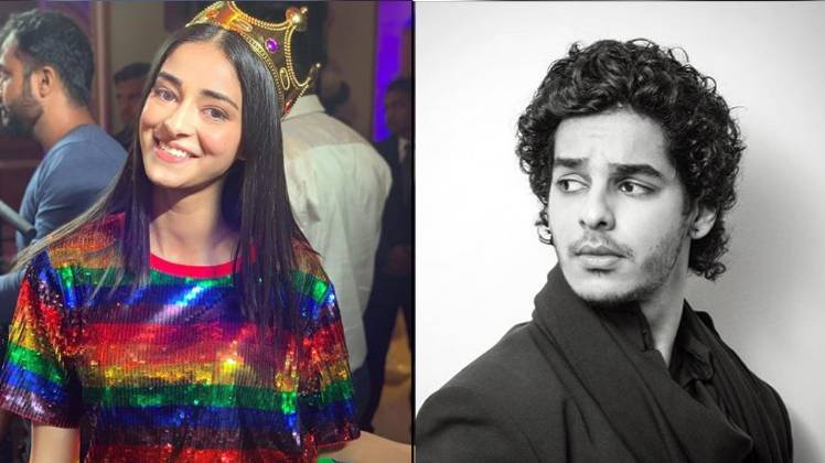 अनन्या पांडे और ईशान खट्टर 