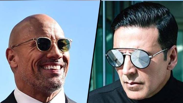 ड्वेन जॉनसन, अक्षय कुमार 