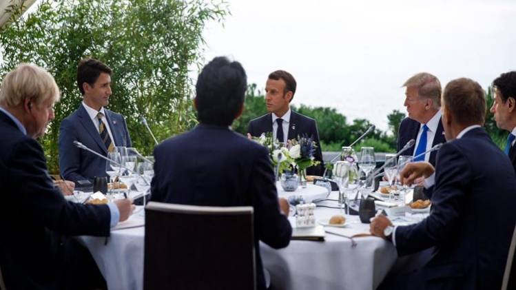 G-7 में मौजूद दुनिया के नेता (फोटो-Twitter/JustinTrudeau)