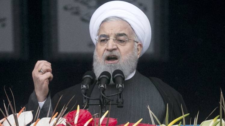 ईरान के राष्ट्रपति हसन रूहानी की फाइल फोटो (तस्वीर-IANS)