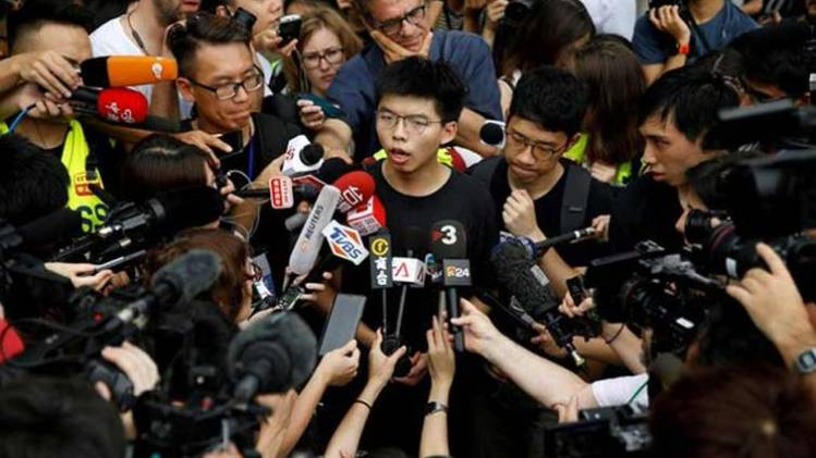 हांगकांग में लोकतंत्र समर्थक कार्यकर्ता जोशुआ वोंग (Photo-TWITTER)