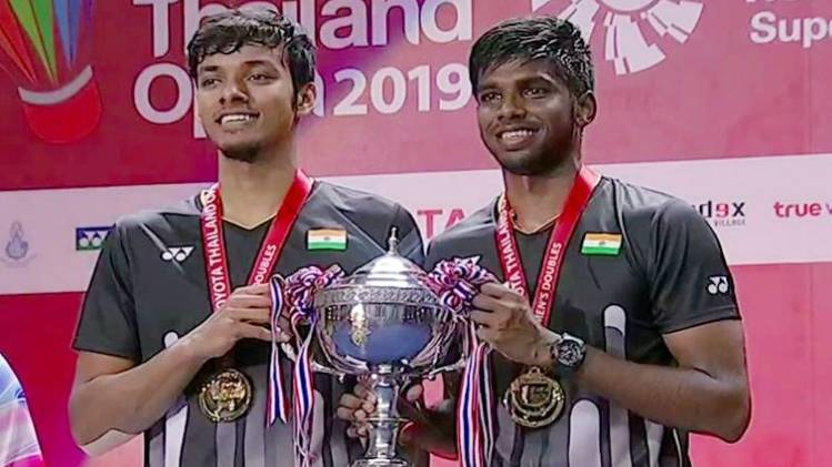 Satwik Reddy and Chirag Shetty. (Twitter Photo) 