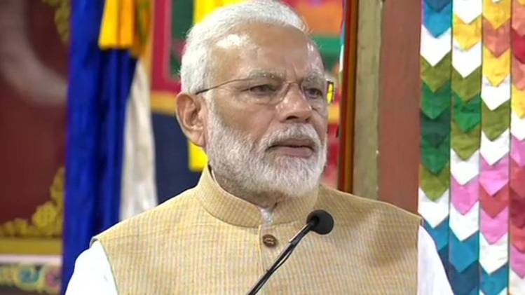 भूटान में प्रधानमंत्री नरेंद्र मोदी (फोटो-ANI)