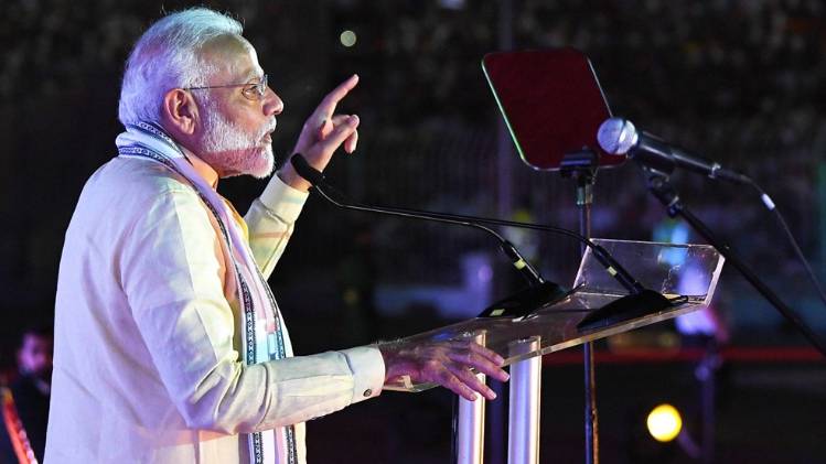 बहरीन में प्रधानमंत्री नरेंद्र मोदी (PIB)