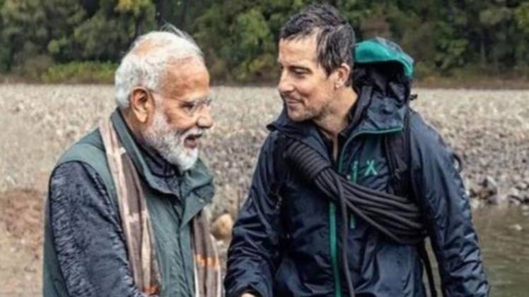 नरेंद्र मोदी संग बेयर ग्रिल्स