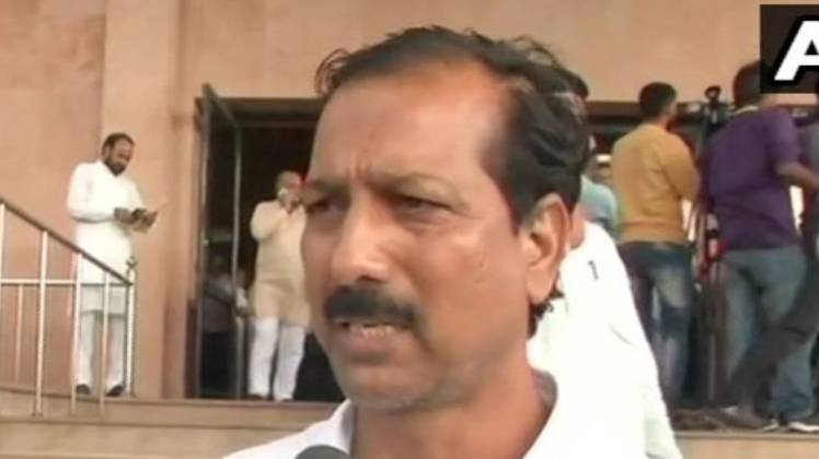 बसपा विधायक राजेंद्र गुढ़ा (Photo-ANI)