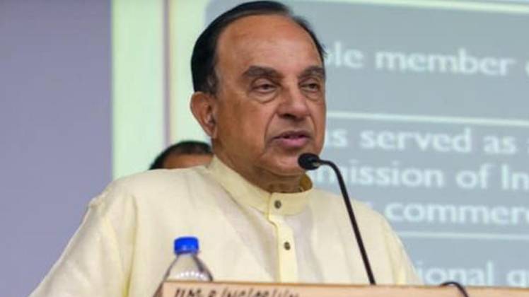 बीजेपी नेता सुब्रह्मण्यम स्वामी की फाइल फोटो (सोर्स-फेसबुक)