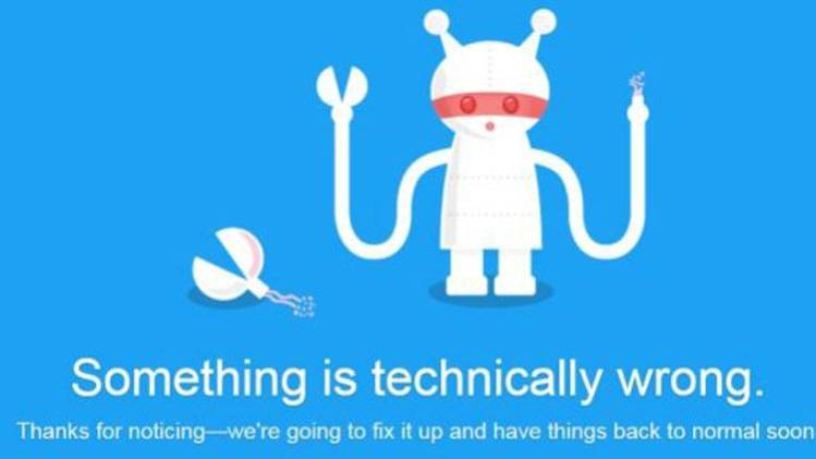 ट्विटर का सर्वर डाउन