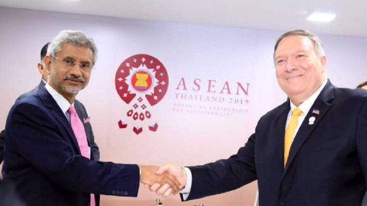 माइक पोम्पियो से मिले विदेश मंत्री एस. जयशंकर