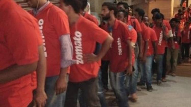 जोमैटो कंपनी के कर्मचारी (IANS)