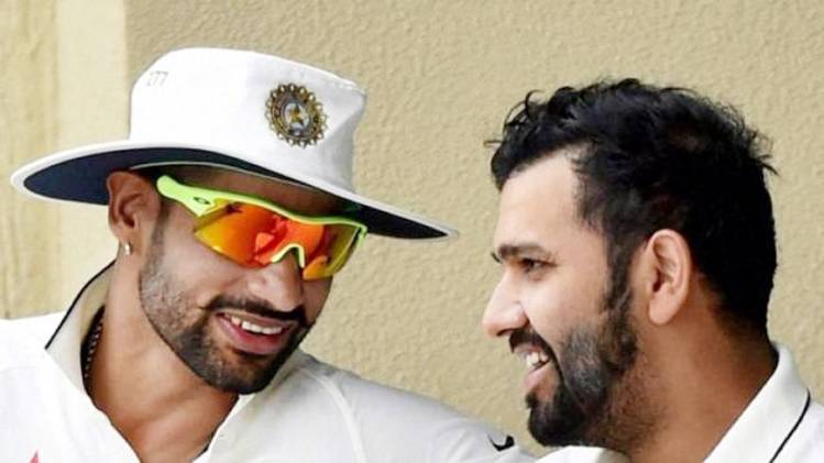 Shikhar Dhawan and Rohit Sharma