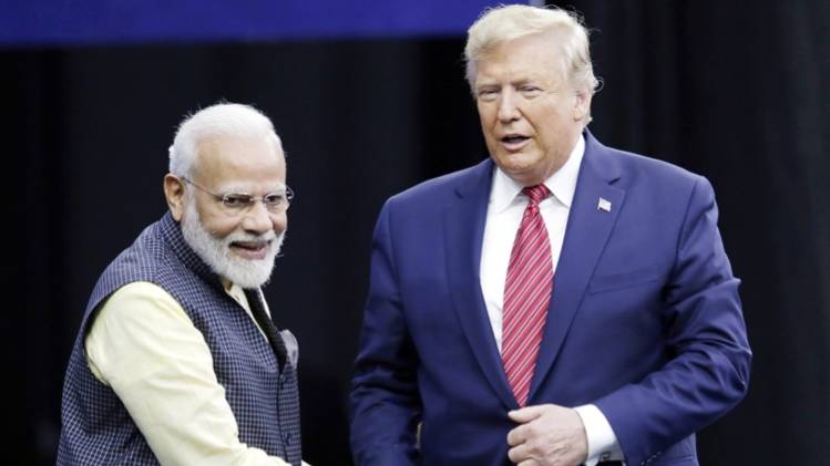 प्रधानमंत्री नरेंद्र मोदी और अमेरिकी राष्ट्रपति डोनाल्ड ट्रंप