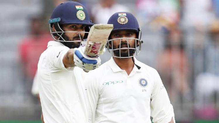 Virat Kohli and Ajinkya Rahane
