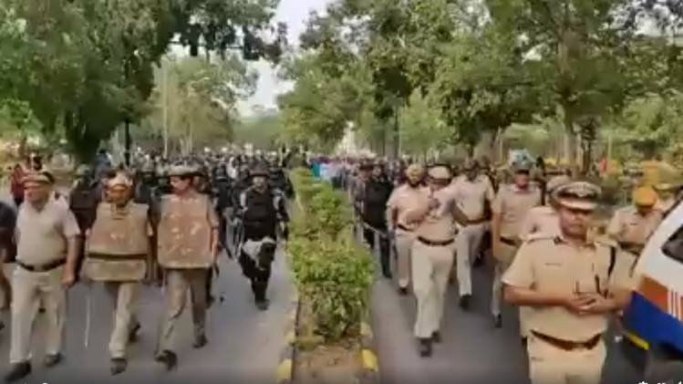 वायरल हो रहे वीडियो का स्क्रीनशॉट