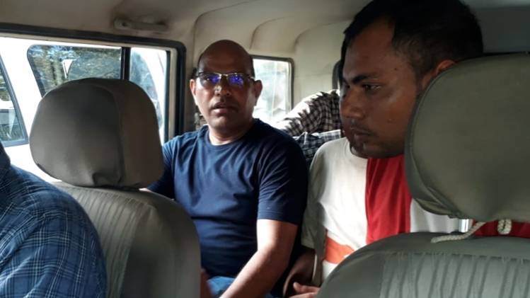 गिरफ्तार आरोपी