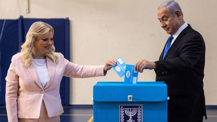 17 सितंबर को मतदान के दौरान प्रधानमंत्री बेंजामिन नेतन्याहू (फोटो: ANI)