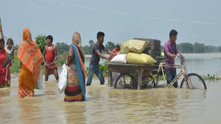 बाढ़ की फाइल फोटो (IANS)