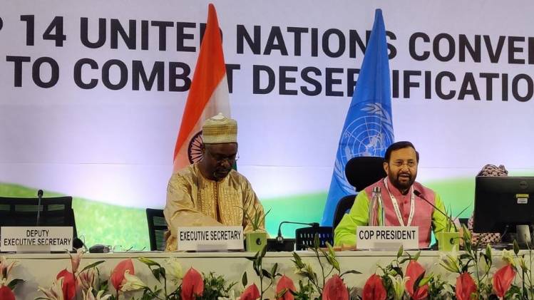 कॉप के मंच पर पर्यावरण मंत्री प्रकाश जावड़ेकर