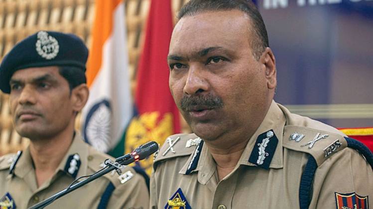 जम्मू-कश्मीर के डीजीपी दिलबाग सिंह (Photo-ANI)
