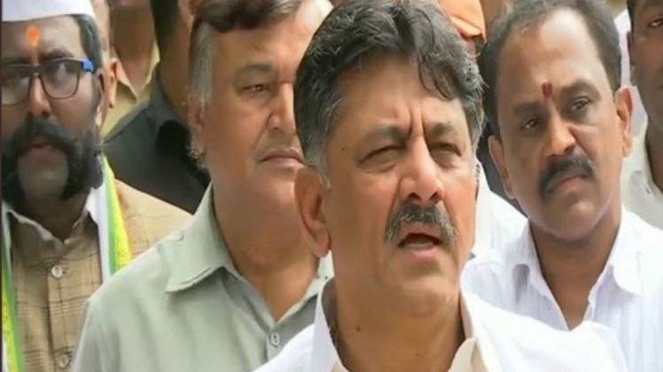 कांग्रेस नेता डीके शिवकुमार (फोटो-ANI)