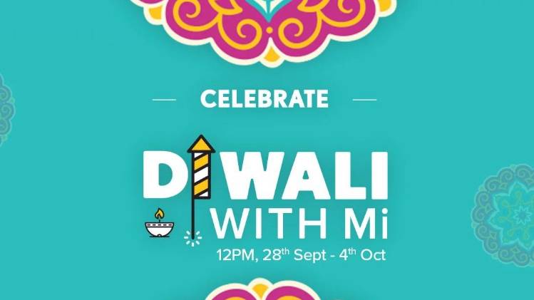 Diwali With Mi Sale Banner
