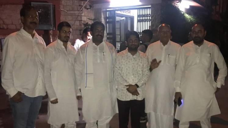 कांग्रेस में शामिल हुए विधायक (फोटो- शरत कुमार)