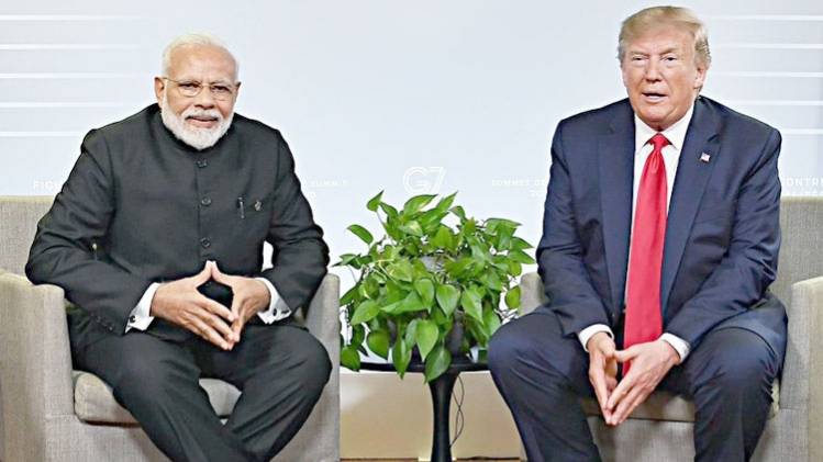 पीएम मोदी और अमेरिकी राष्ट्रपति डोनाल्ड ट्रंप (Courtesy- ANI)