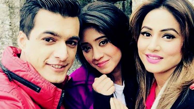 मोहसिन खान, श‍िवांगी जोशी, हिना खान 