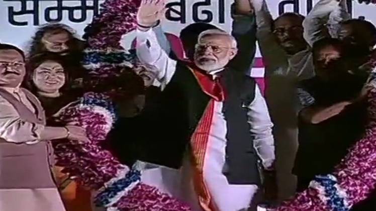 अमेरिकी दौरा समाप्त कर दिल्ली लौटे पीएम नरेंद्र मोदी (ANI)