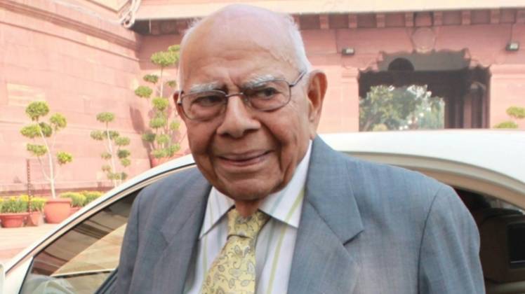  मशहूर वकील राम जेठमलानी (फाइल फोटो-IANS)