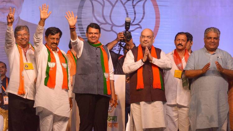 बीजेपी अध्यक्ष अमित शाह 1 सितंबर को महाराष्ट्र में रैली कर चुके (फाइल फोटो- PTI)