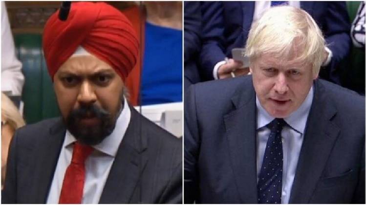 ब्रिटिश पीएम पर जमकर बरसे सिख सांसद तनमनजीत सिंह ढेसी