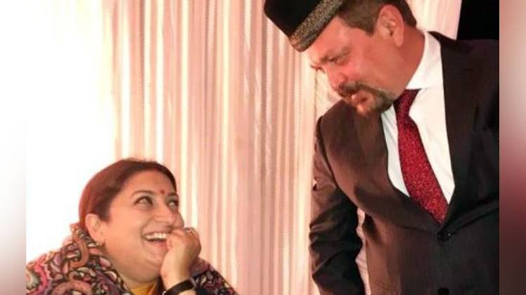 स्मृति ईरानी और उनके पति जुबिन ईरानी 