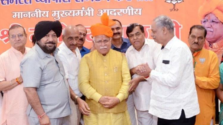 हरियाणा के मुख्यमंत्री मनोहर लाल खट्टर