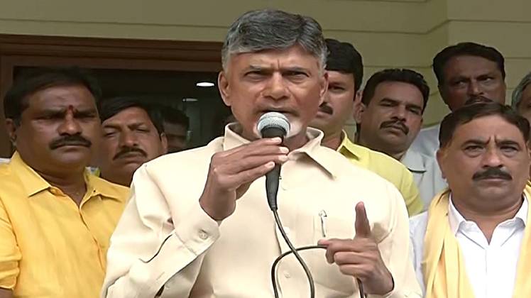 TDP प्रमुख चंद्रबाबू नायडू (फाइल फोटो-ANI)