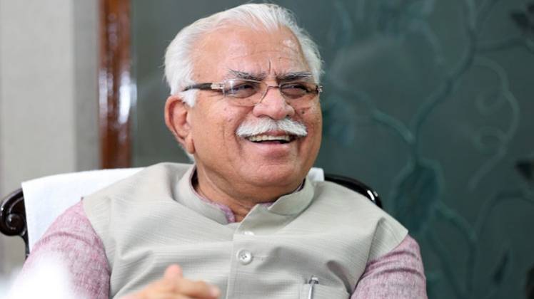 हरियाणा के मुख्यमंत्री मनोहर लाल खट्टर