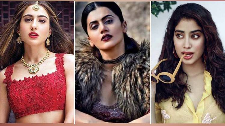 जाहन्वी कपूर, तापसी पन्नू और सारा अली खान