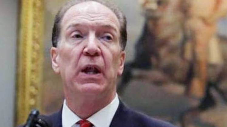 वर्ल्ड बैंक के प्रेसिडेंट डेविड मालपास