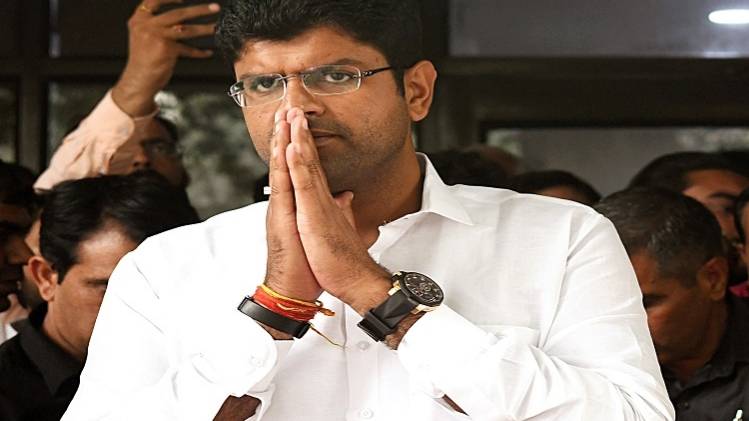 हरियाणा के उपमुख्यमंत्री दुष्यंत चौटाला (ANI)