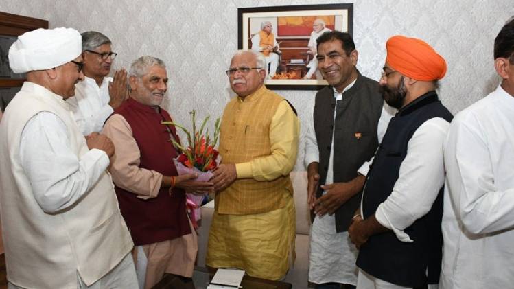 हरियाणा के मुख्यमंत्री मनोहर लाल खट्टर