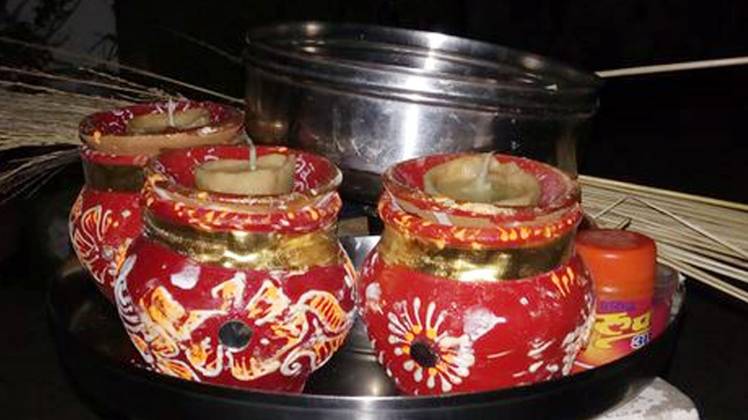 करवाचौथ की थाली