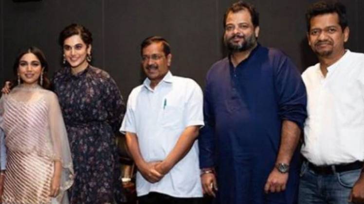 केजरीवाल ने अटेंड की सांड की आंख की स्क्रीनिंग