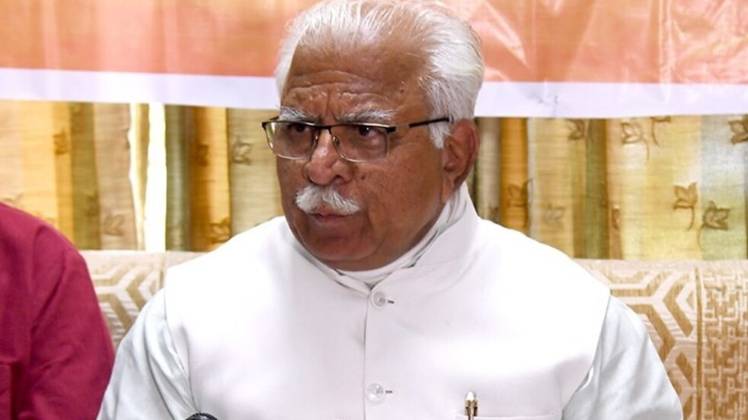 हरियाणा के मुख्यमंत्री मनोहर लाल खट्टर